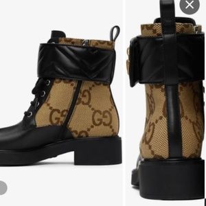 Gucci combat boots